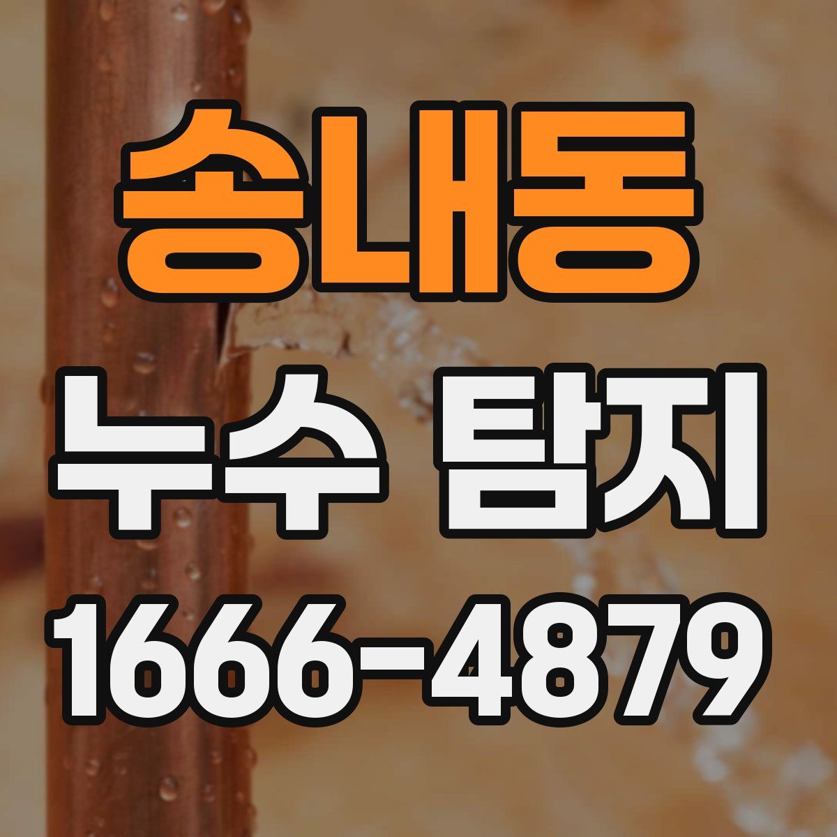 송내동 누수 탐지