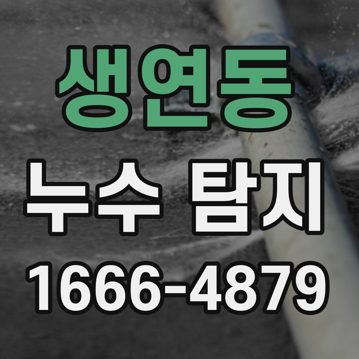 생연동 누수 탐지