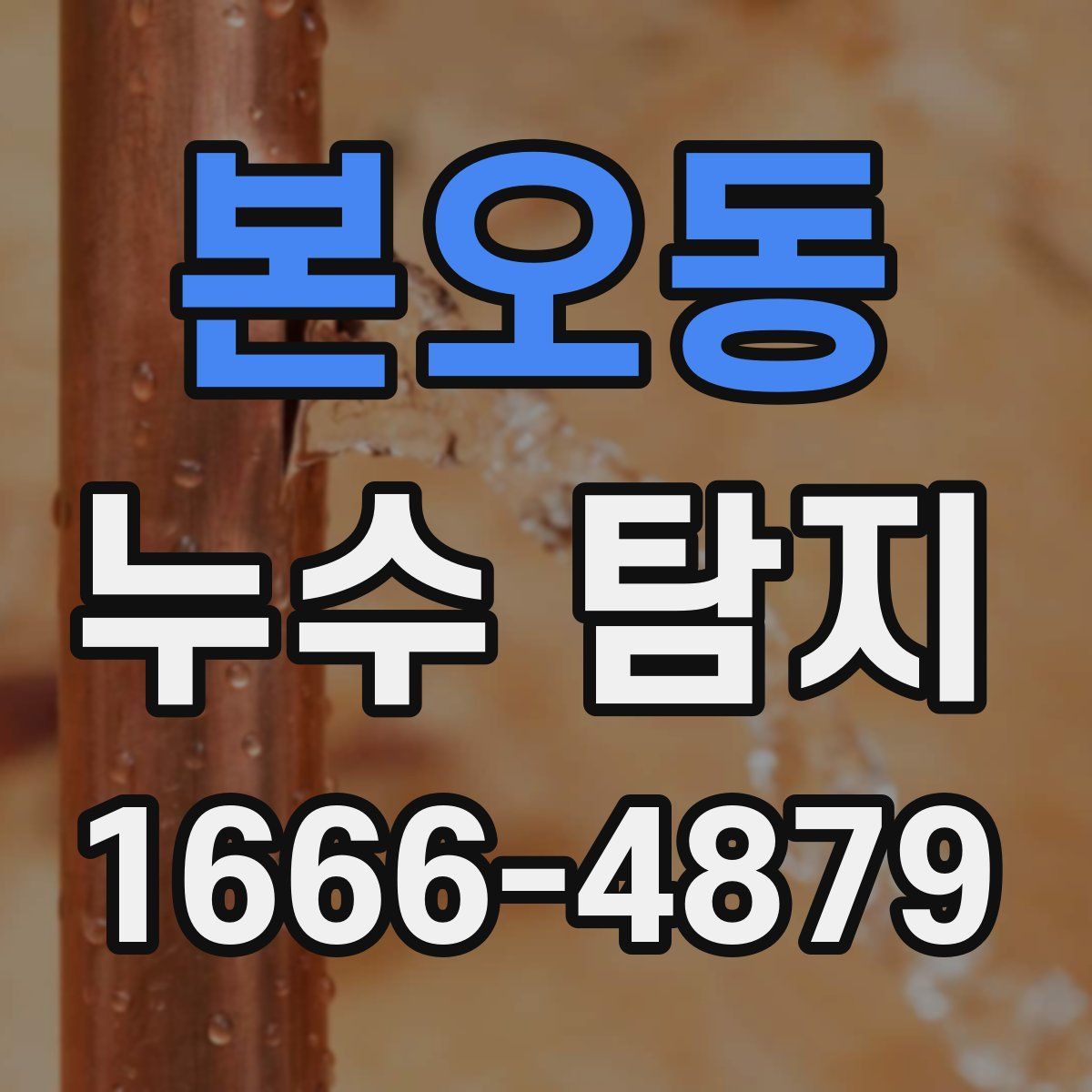 본오동 누수 탐지