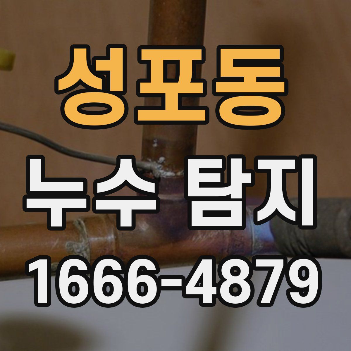성포동 누수 탐지