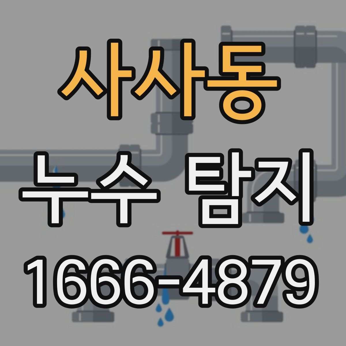 사사동 누수 탐지