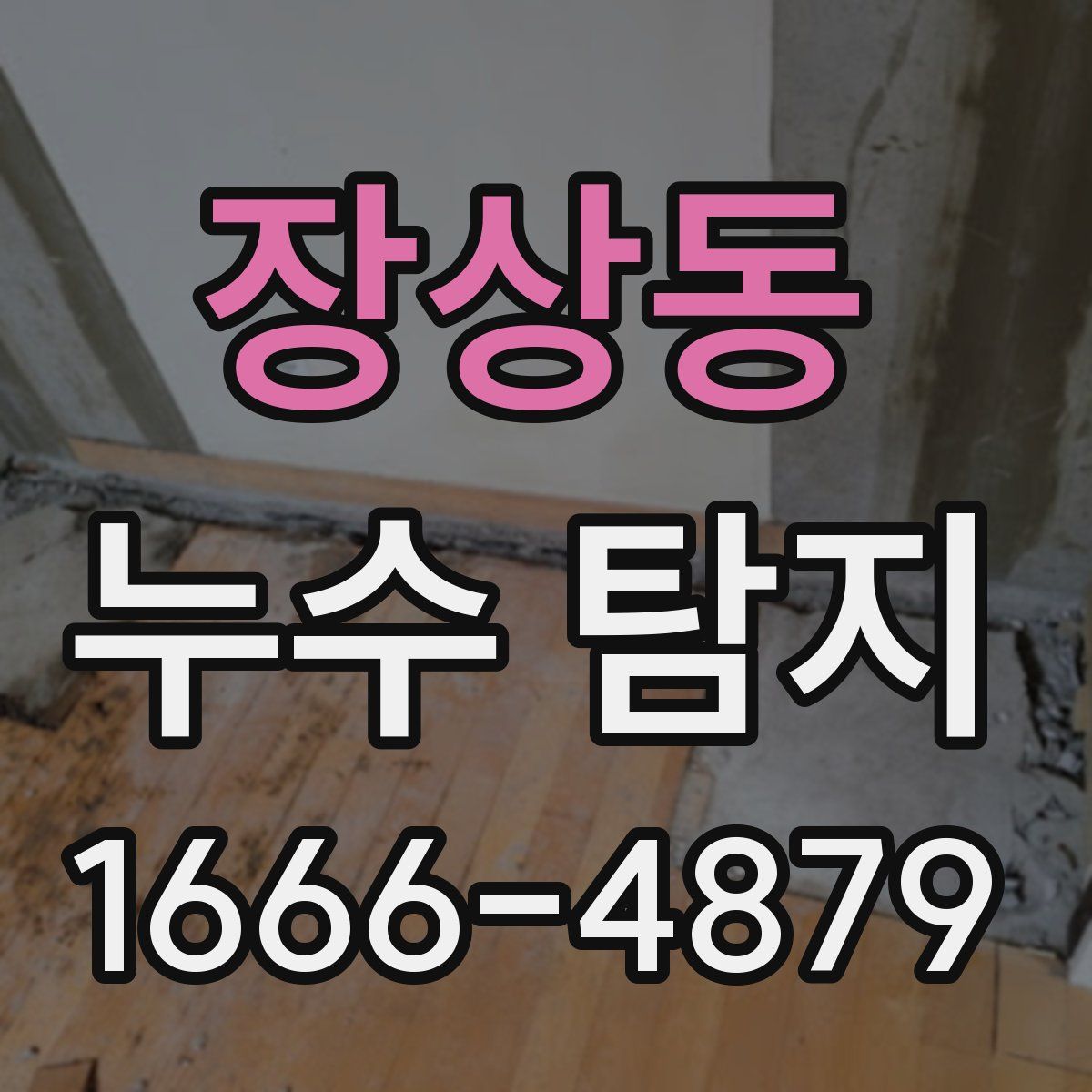장상동 누수 탐지