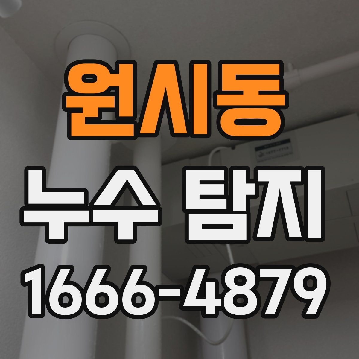 원시동 누수 탐지