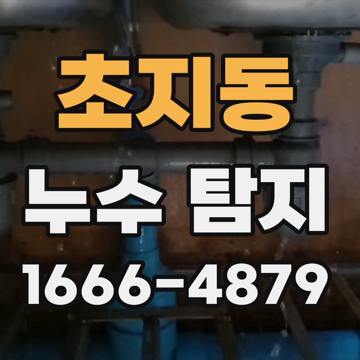 초지동 누수 탐지