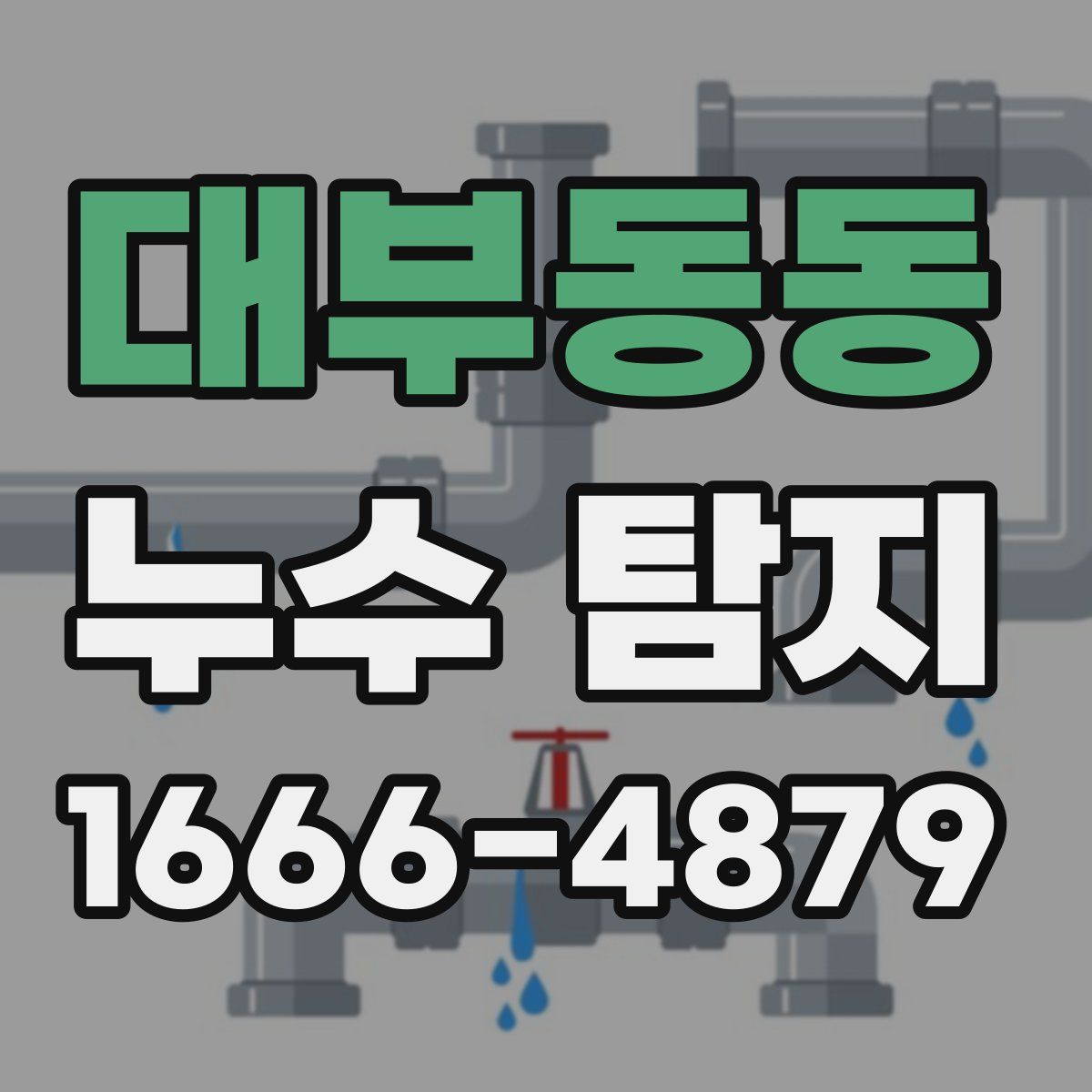 대부동동 누수 탐지