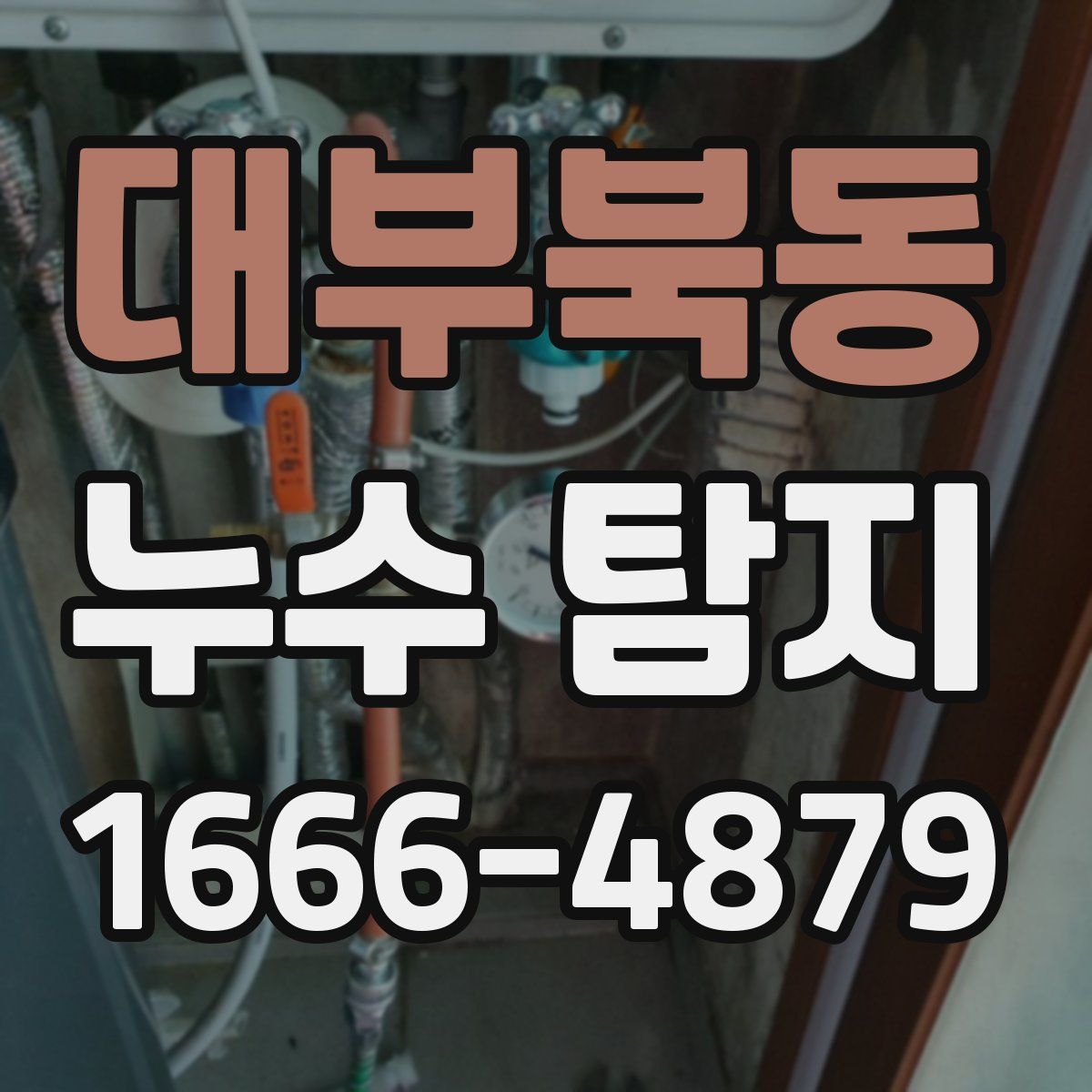 대부북동 누수 탐지