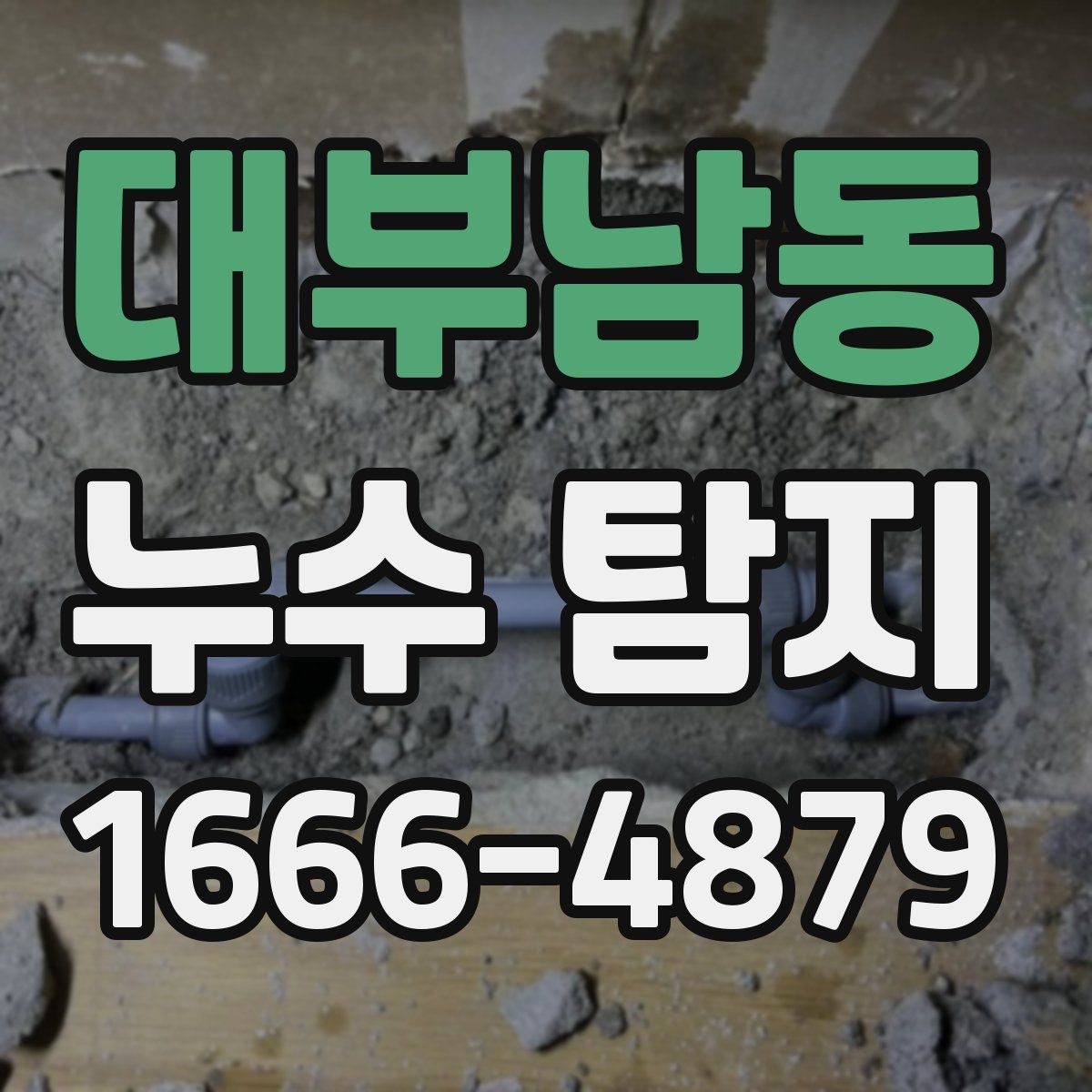 대부남동 누수 탐지