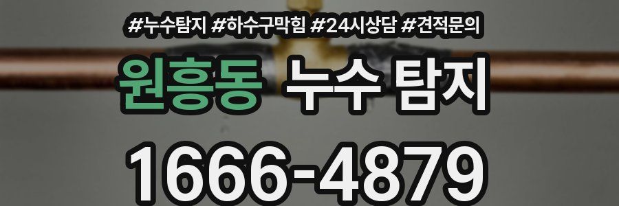 원흥동 누수 탐지