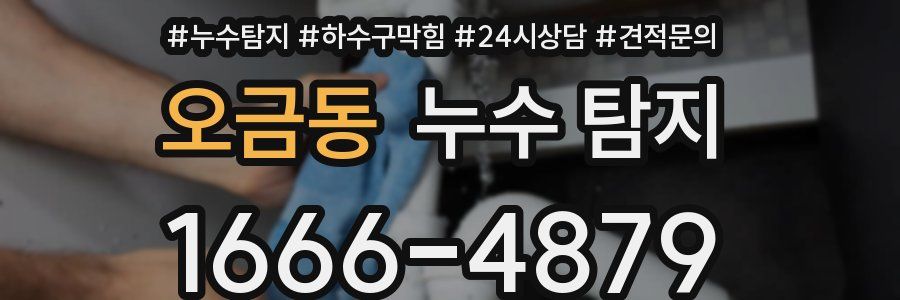 오금동 누수 탐지