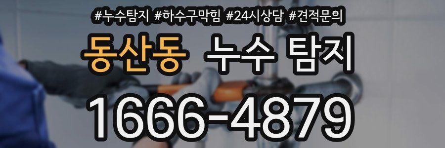 동산동 누수 탐지