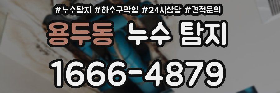용두동 누수 탐지