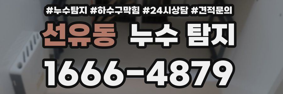 선유동 누수 탐지