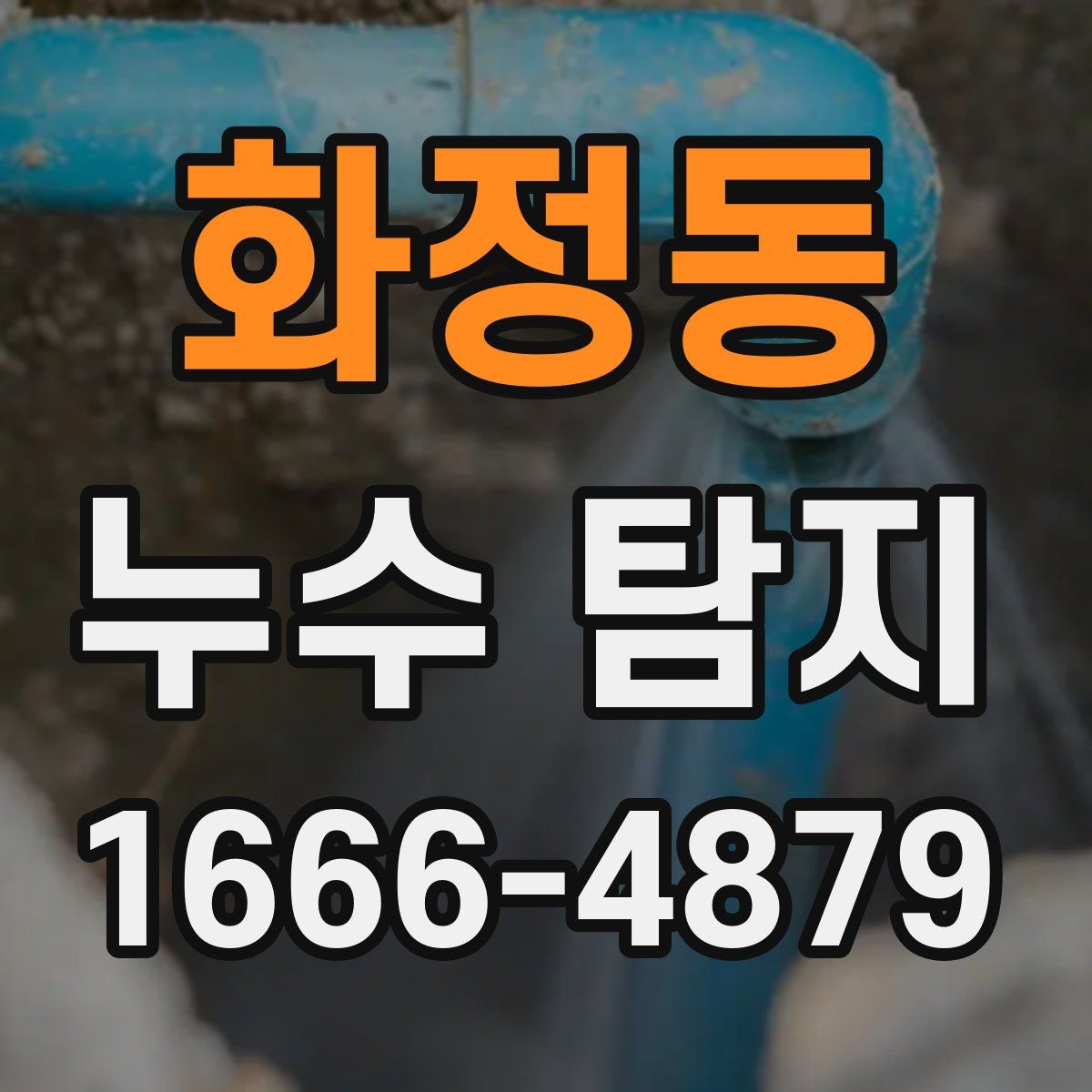 화정동 누수 탐지
