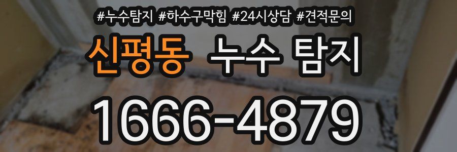 신평동 누수 탐지