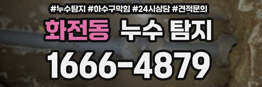 화전동 누수 탐지