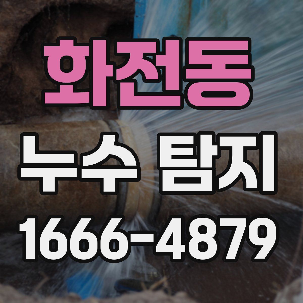 화전동 누수 탐지