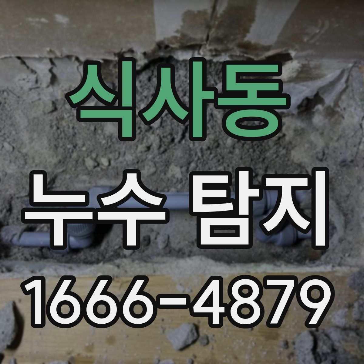 식사동 누수 탐지