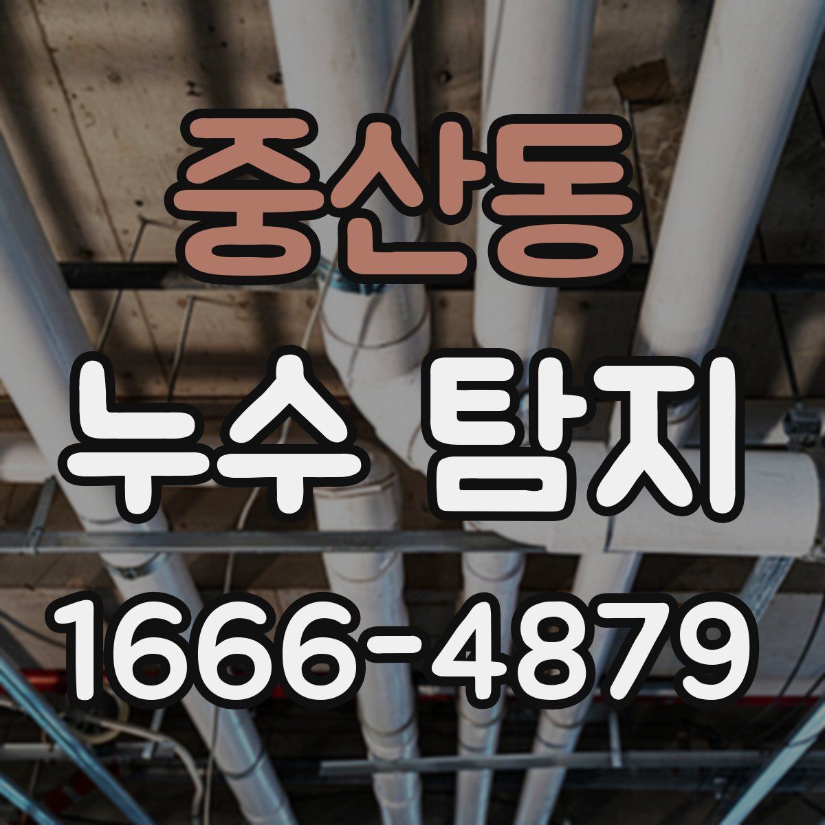 중산동 누수 탐지