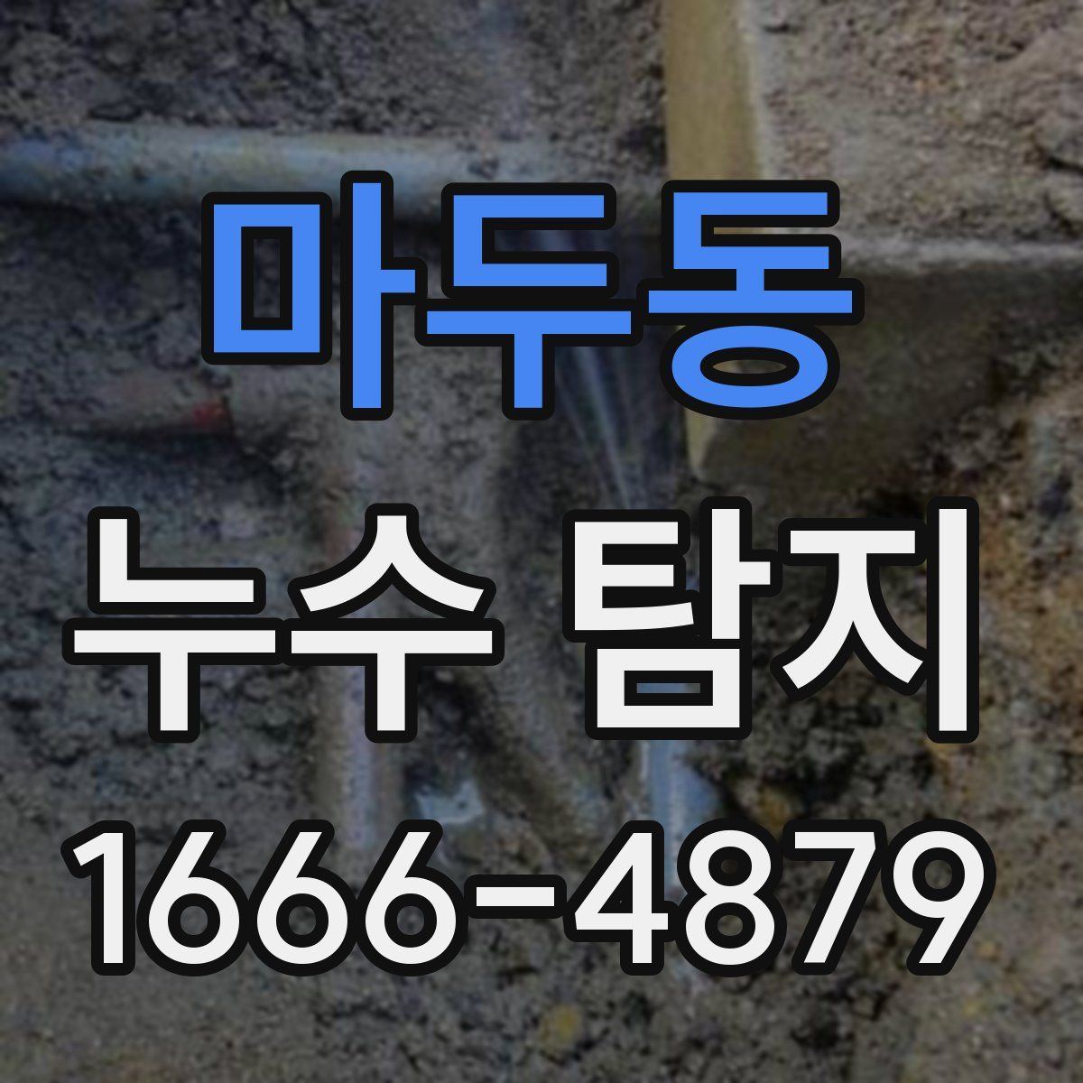 마두동 누수 탐지