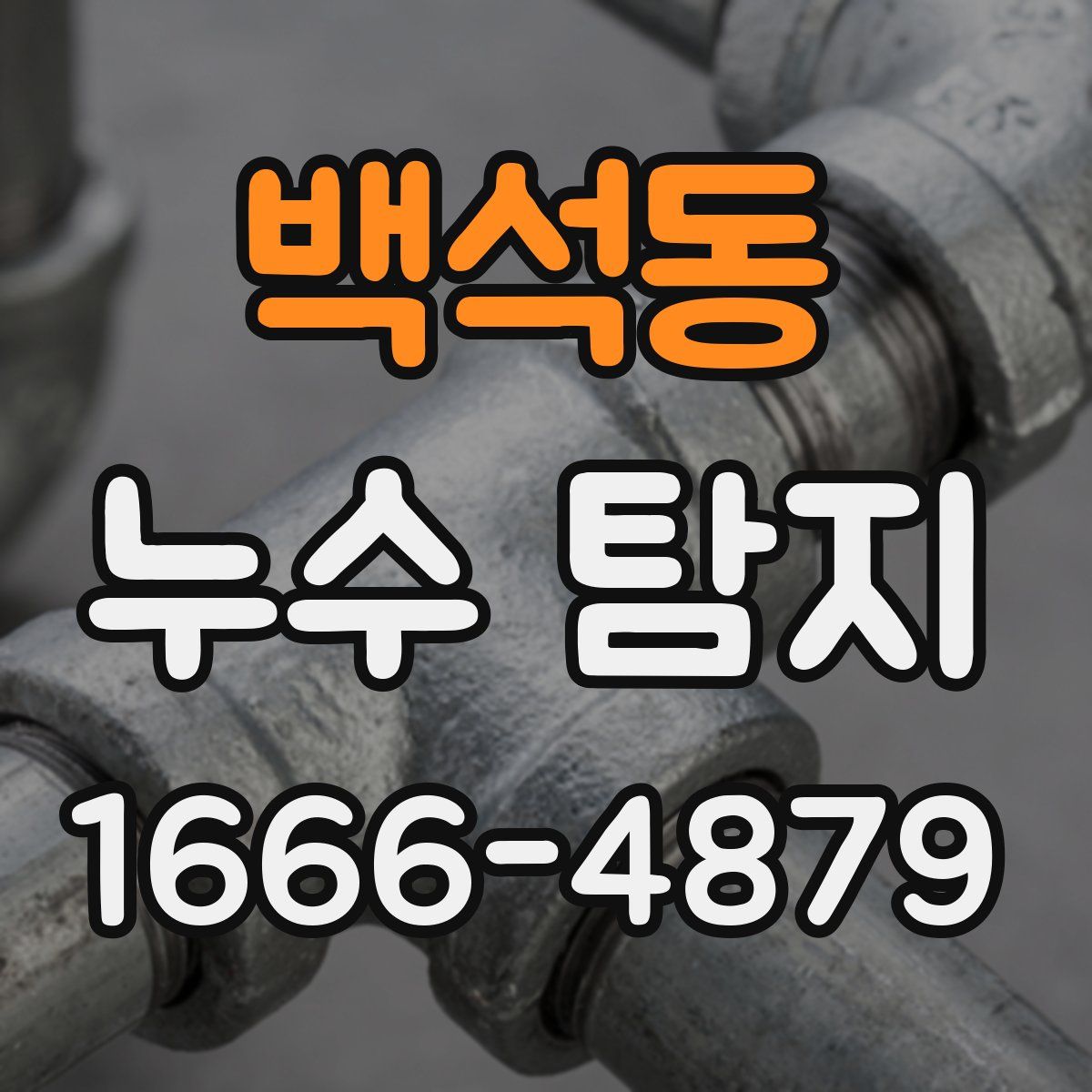 백석동 누수 탐지
