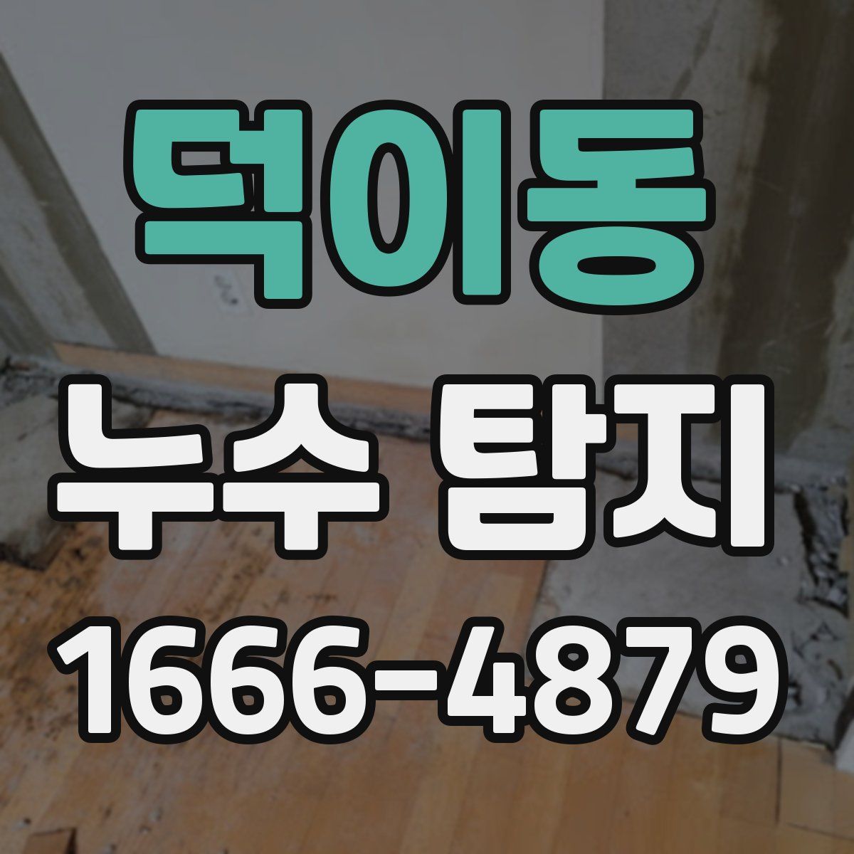 덕이동 누수 탐지