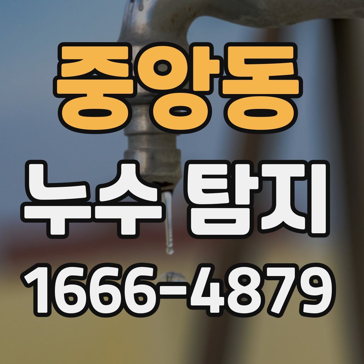 중앙동 누수 탐지