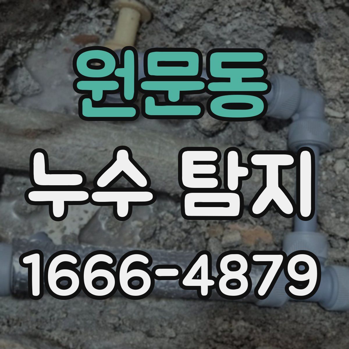 원문동 누수 탐지