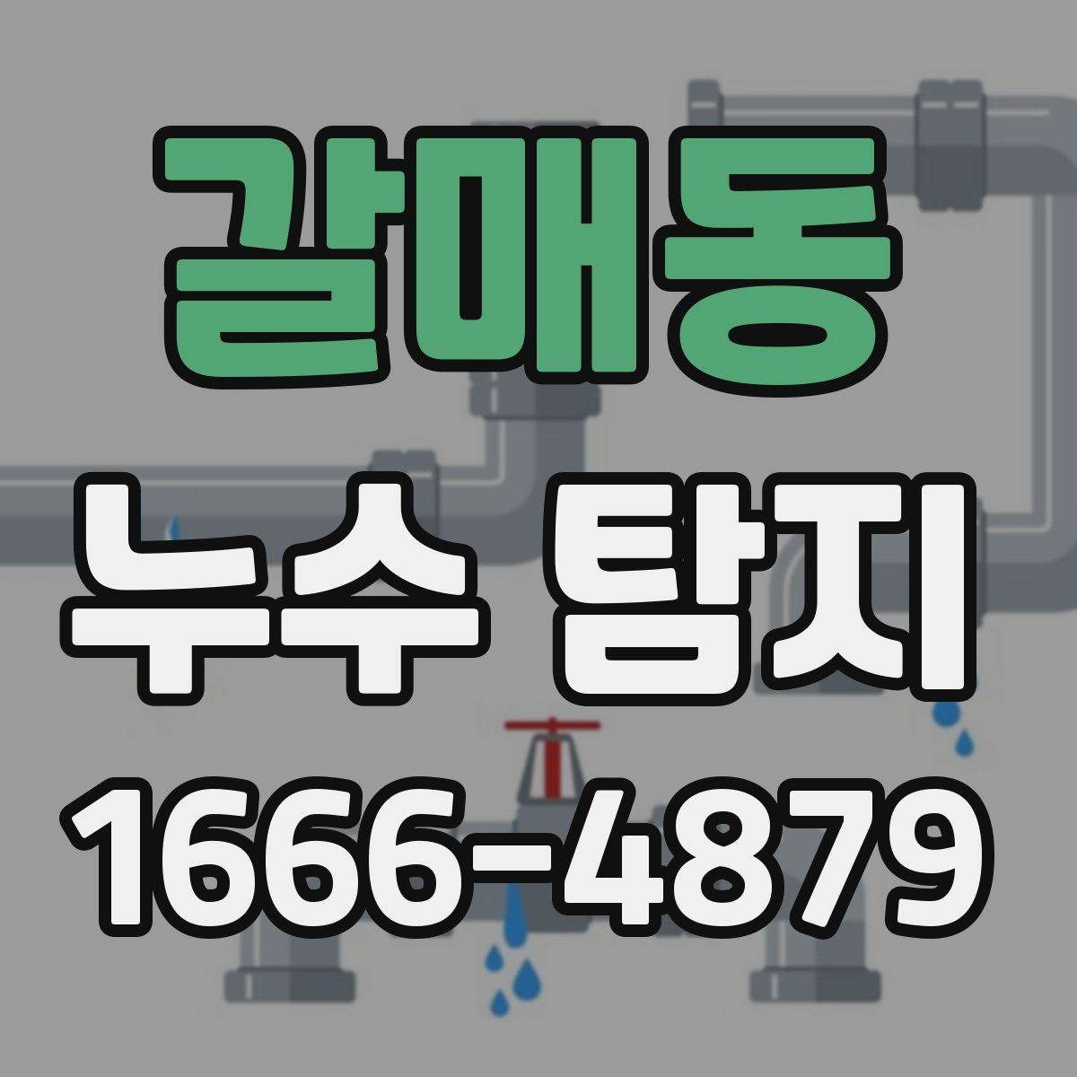갈매동 누수 탐지
