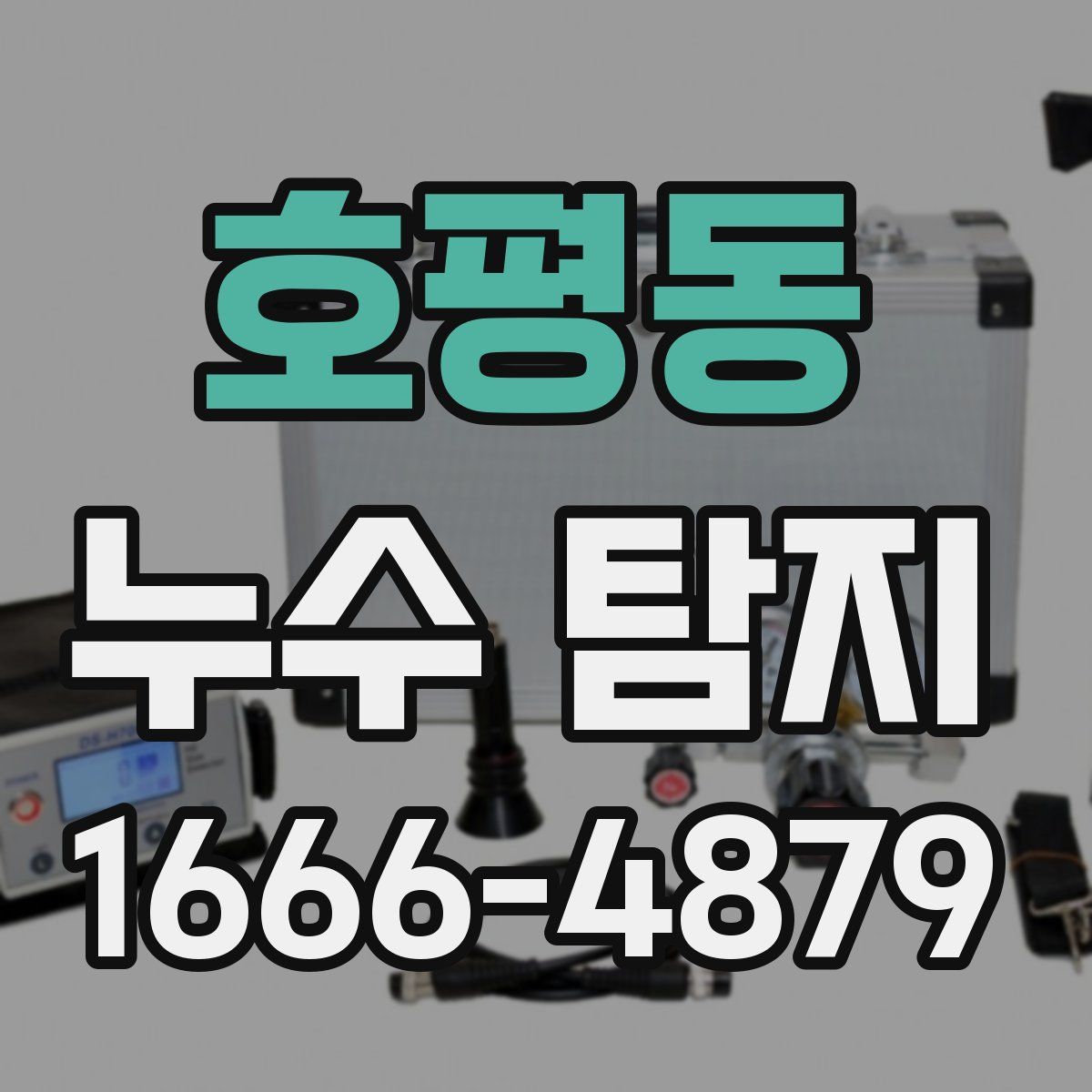 호평동 누수 탐지