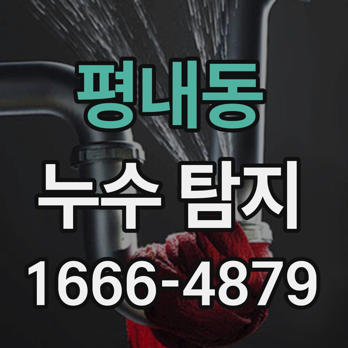 평내동 누수 탐지
