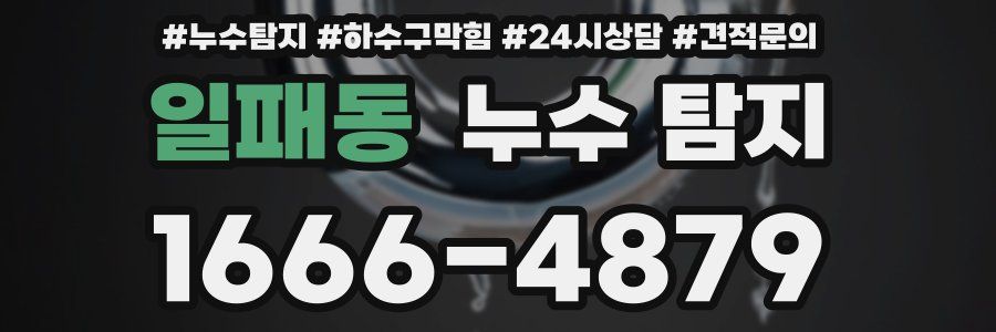 일패동 누수 탐지