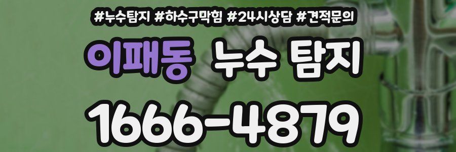 이패동 누수 탐지