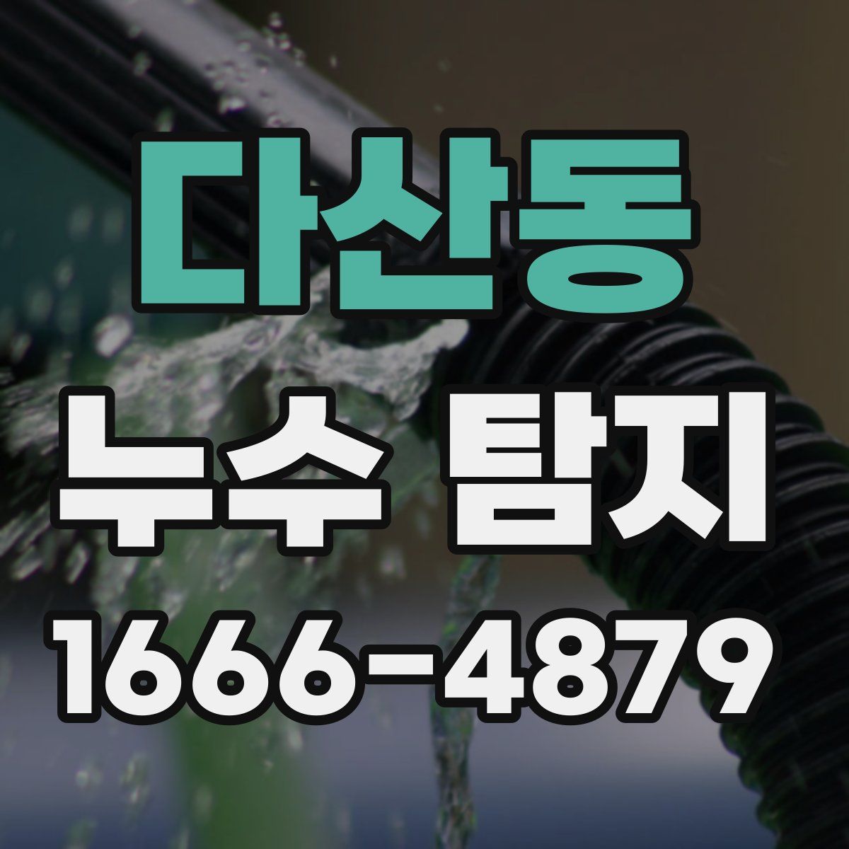 다산동 누수 탐지