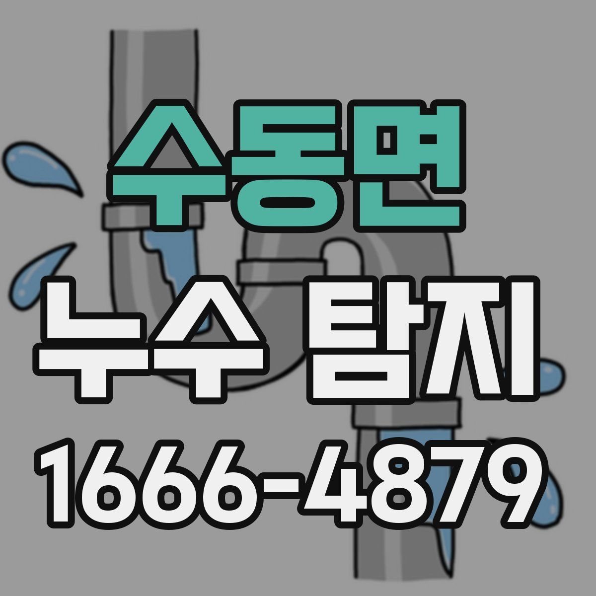 수동면 누수 탐지