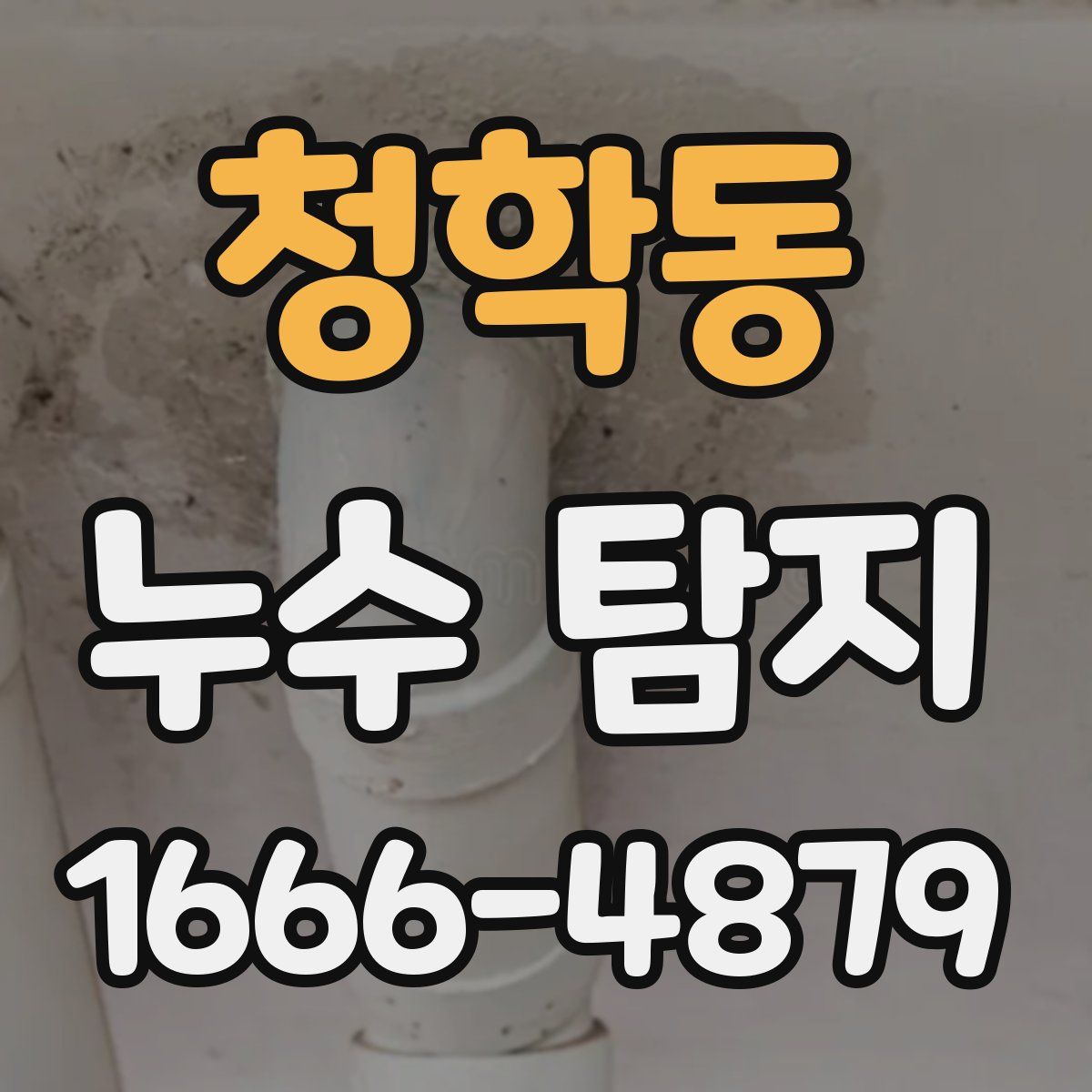 청학동 누수 탐지