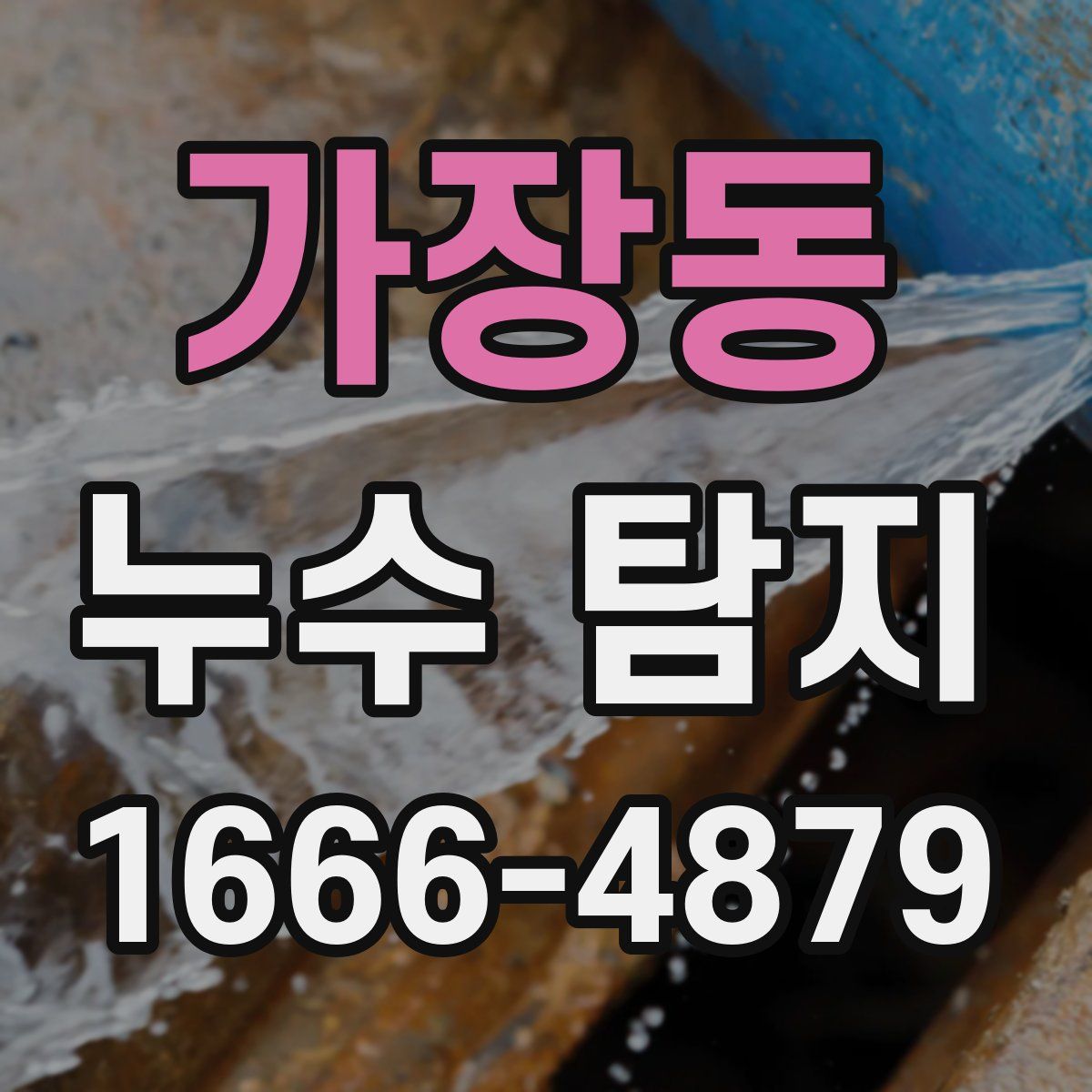 가장동 누수 탐지