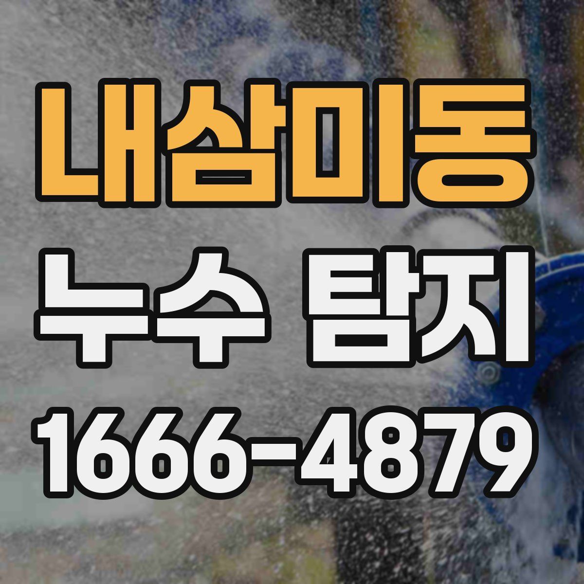 내삼미동 누수 탐지