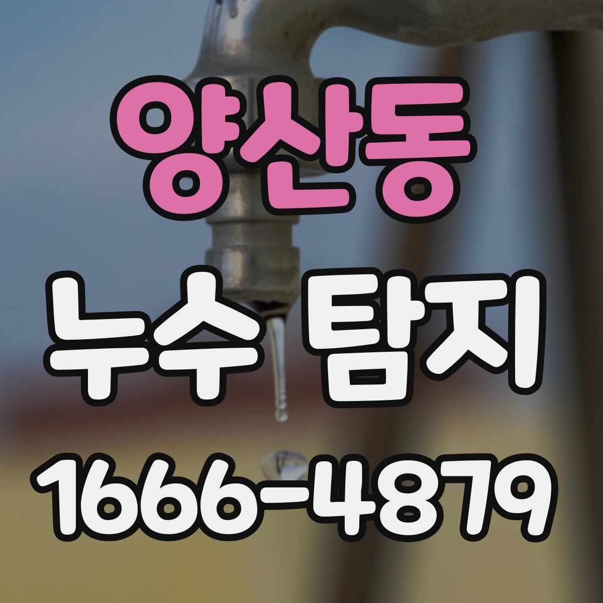 양산동 누수 탐지