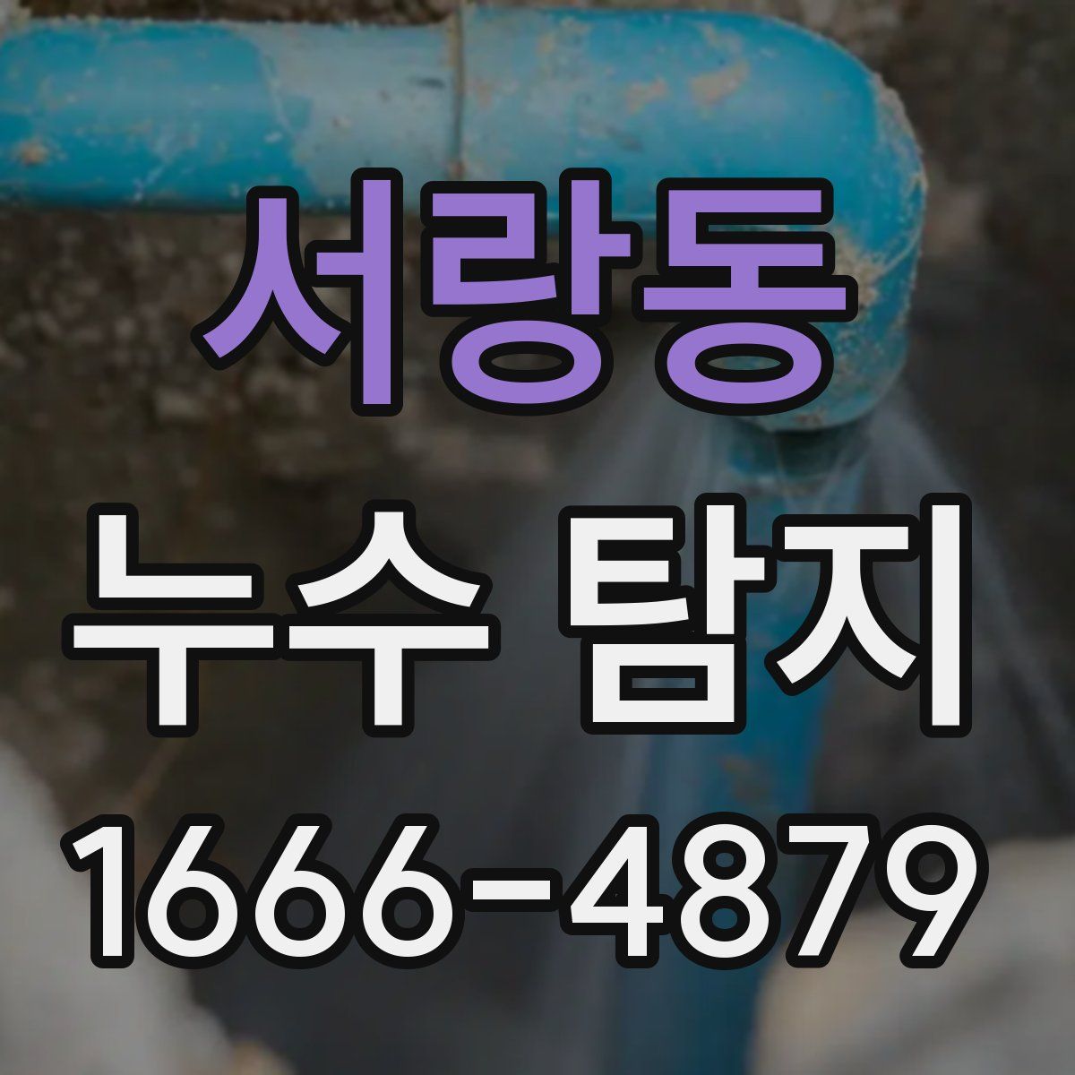 서랑동 누수 탐지