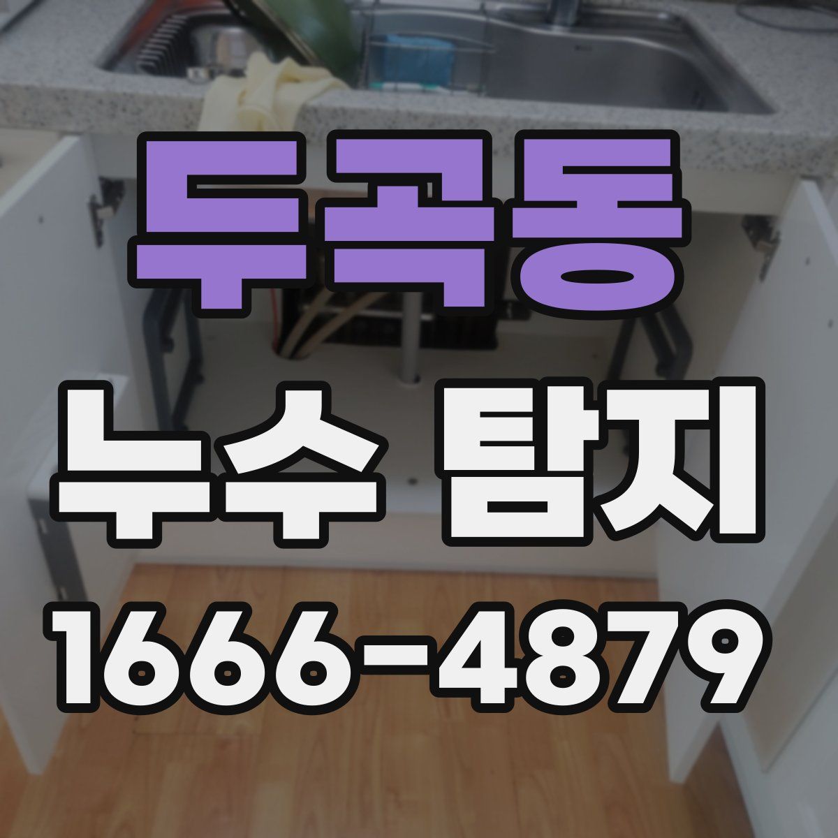 두곡동 누수 탐지