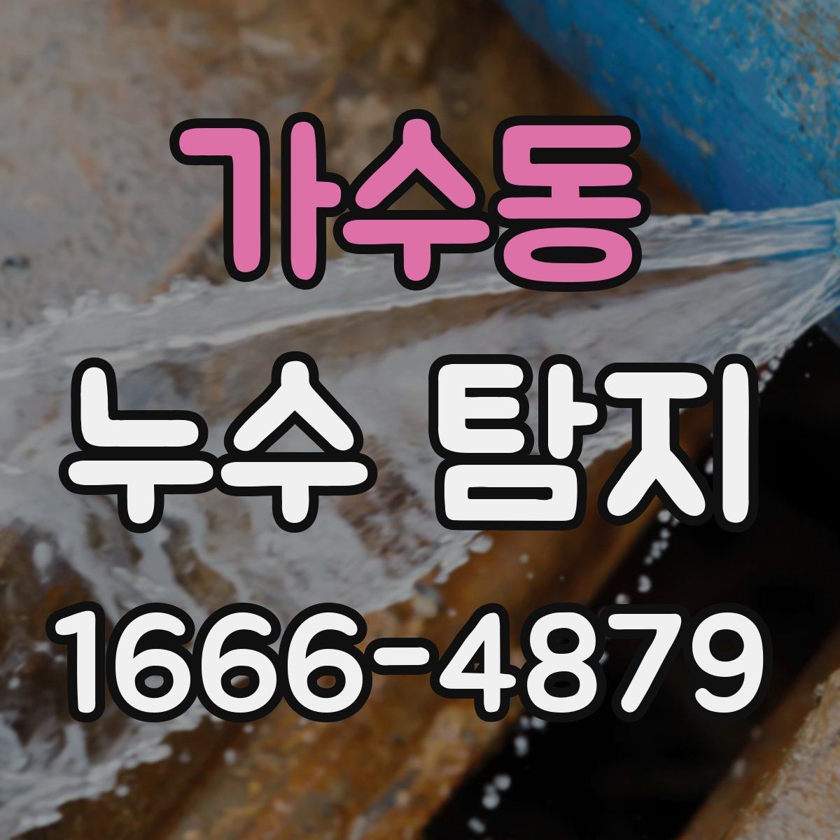 가수동 누수 탐지