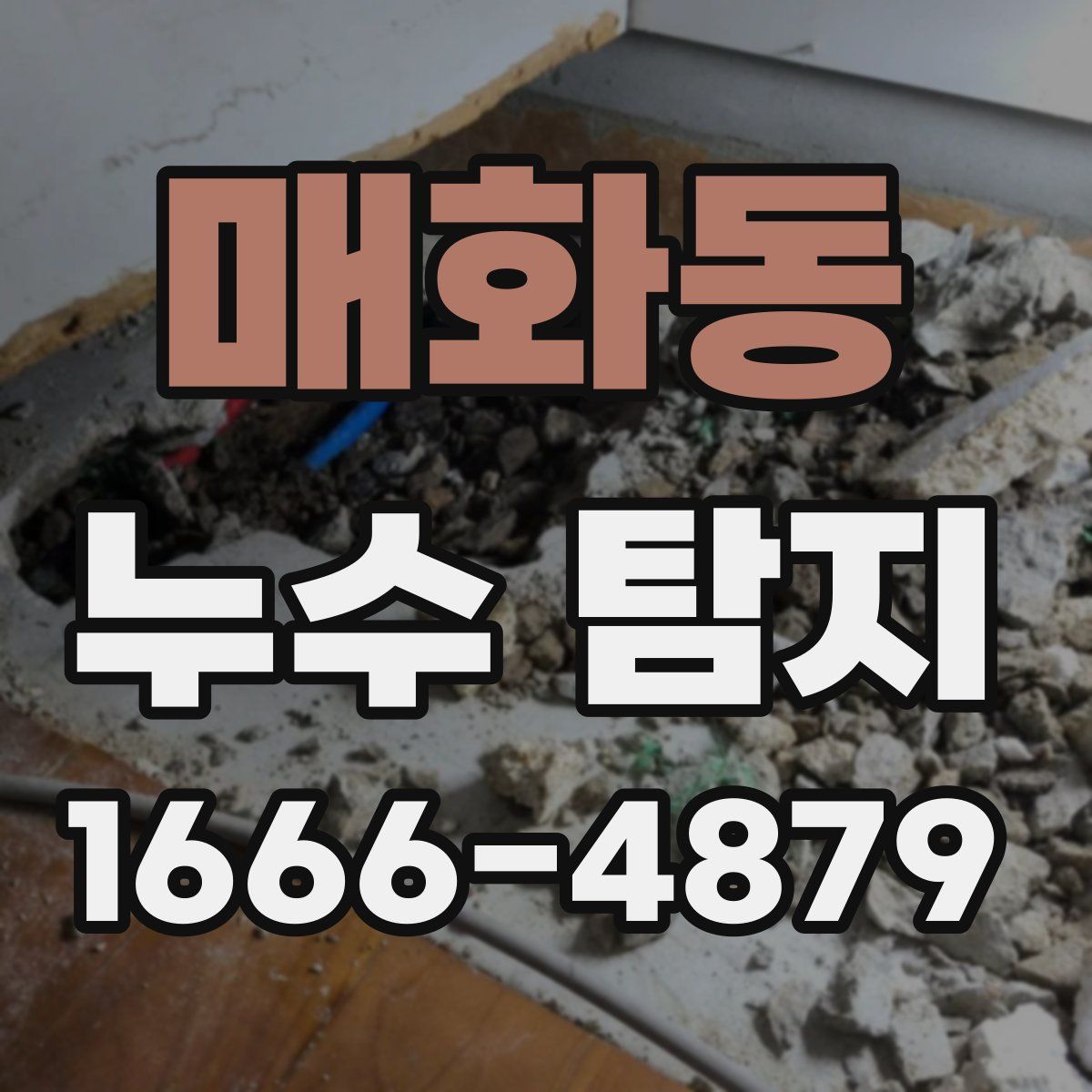 매화동 누수 탐지