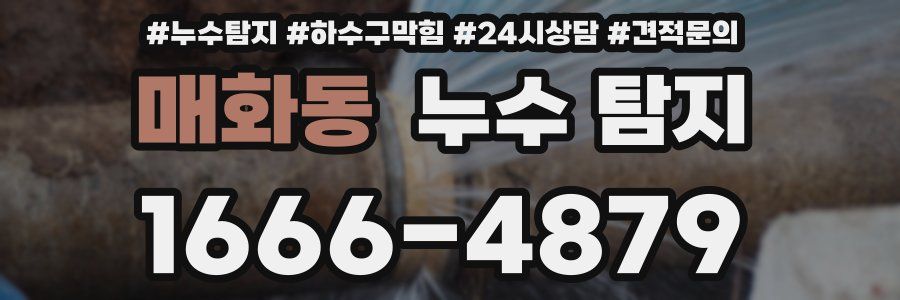 매화동 누수 탐지