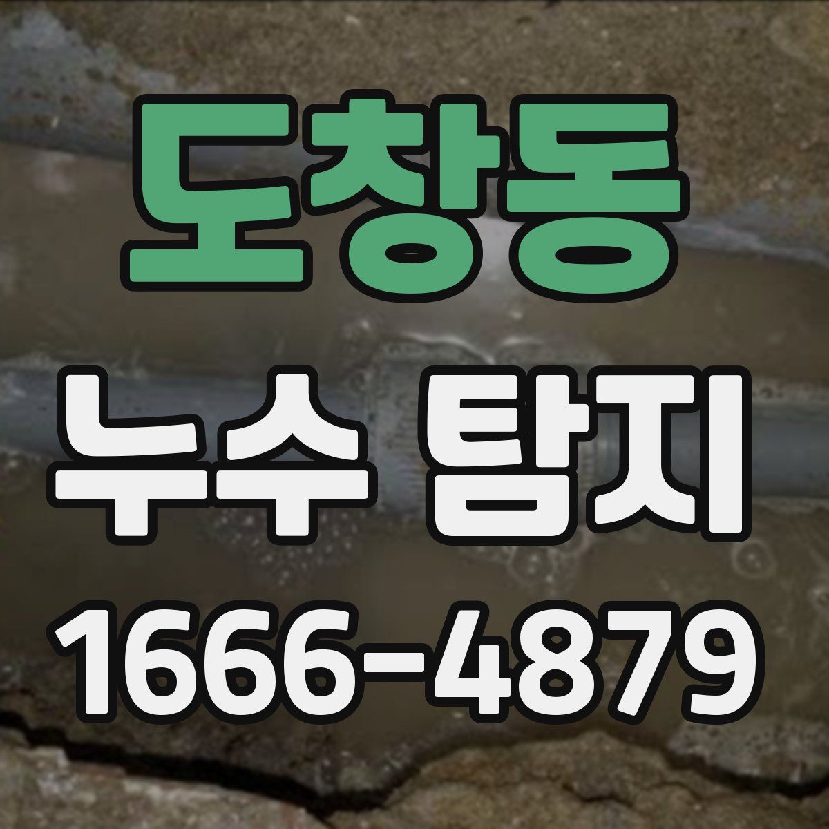 도창동 누수 탐지