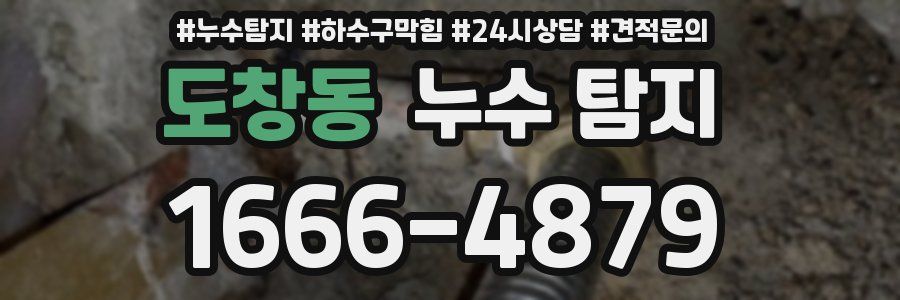 도창동 누수 탐지