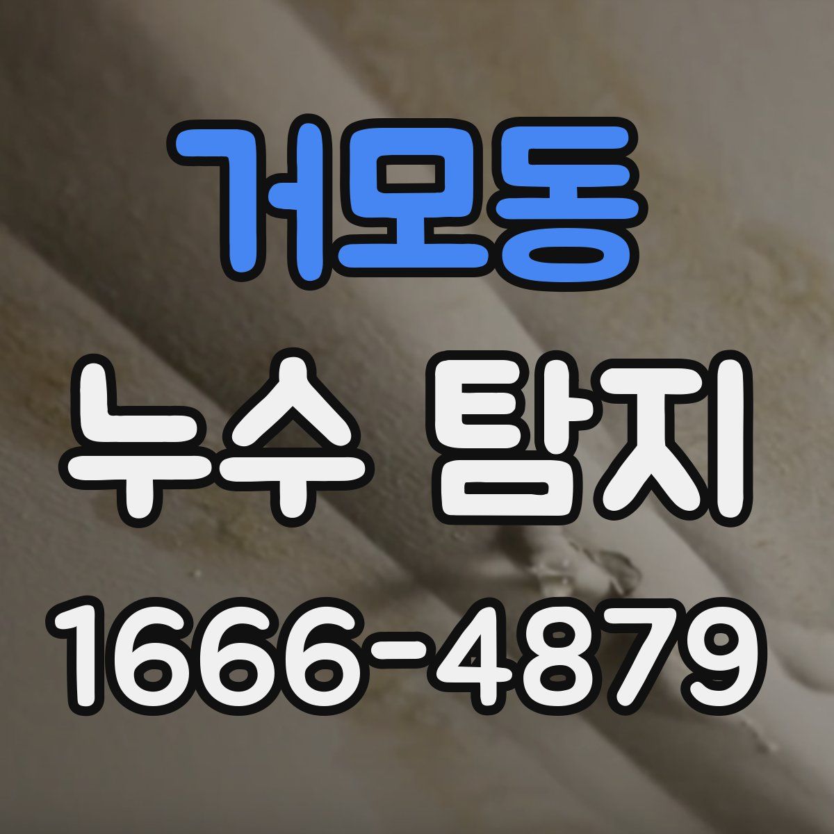 거모동 누수 탐지