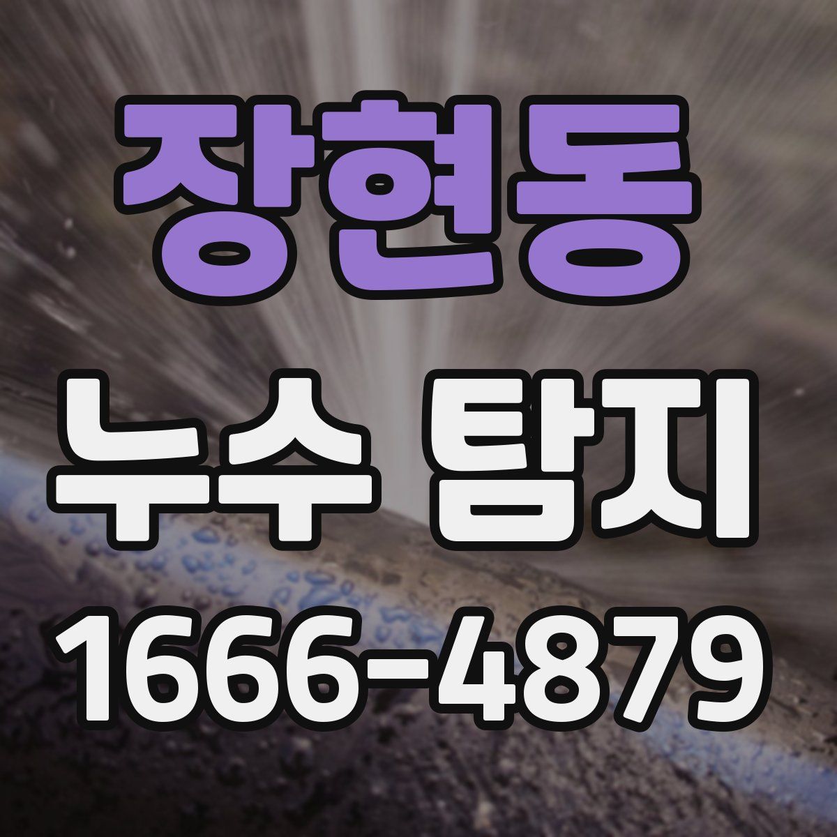 장현동 누수 탐지