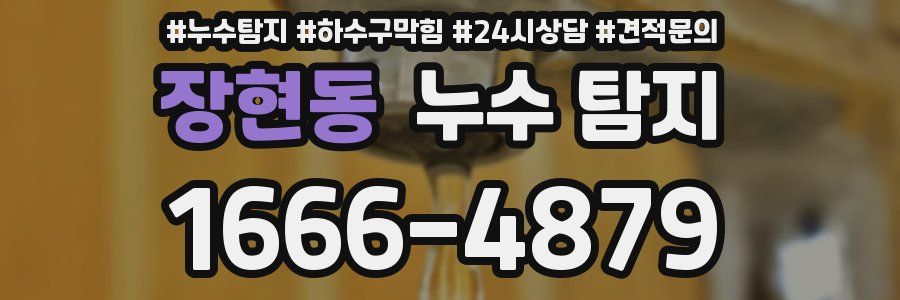 장현동 누수 탐지