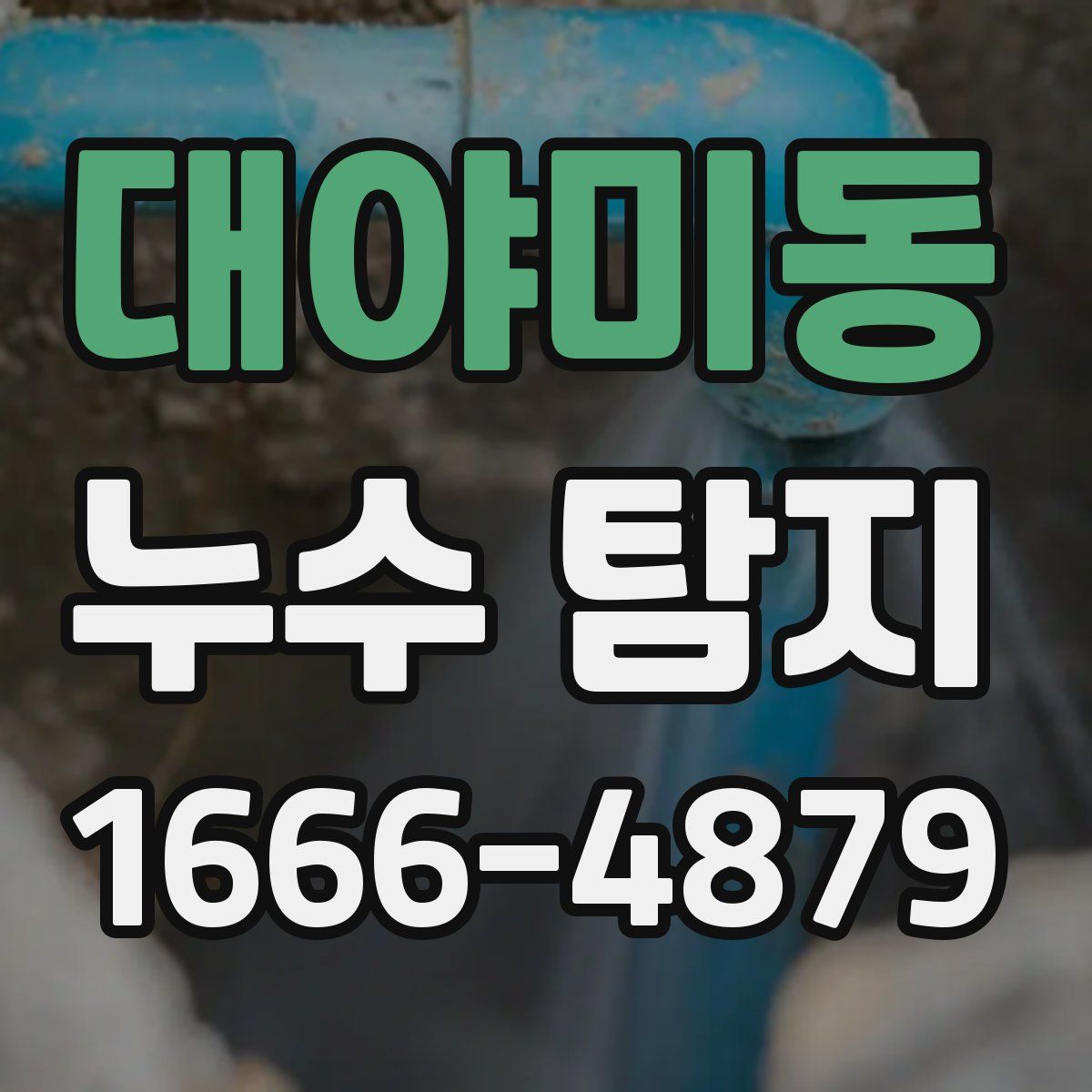 대야미동 누수 탐지