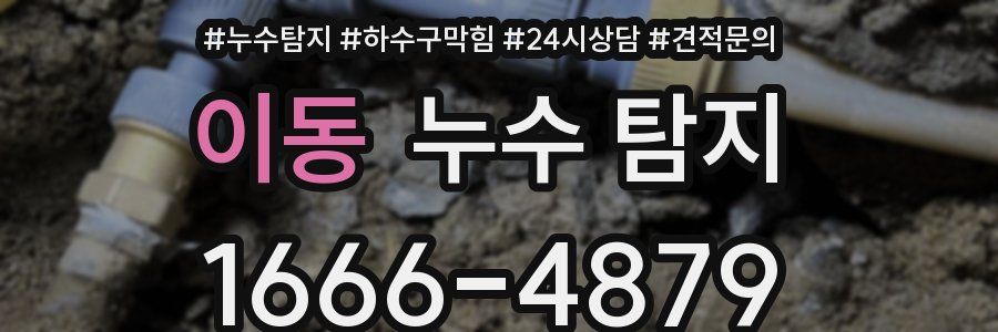 이동 누수 탐지